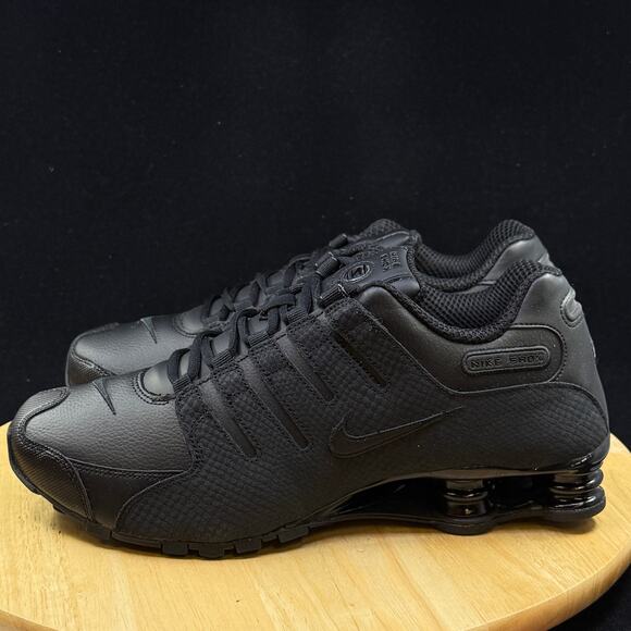 Nike Shox NZ Shoes Triple Black 378341-001 Men\'s Size 10.5 NEW Sneakers main image 6
